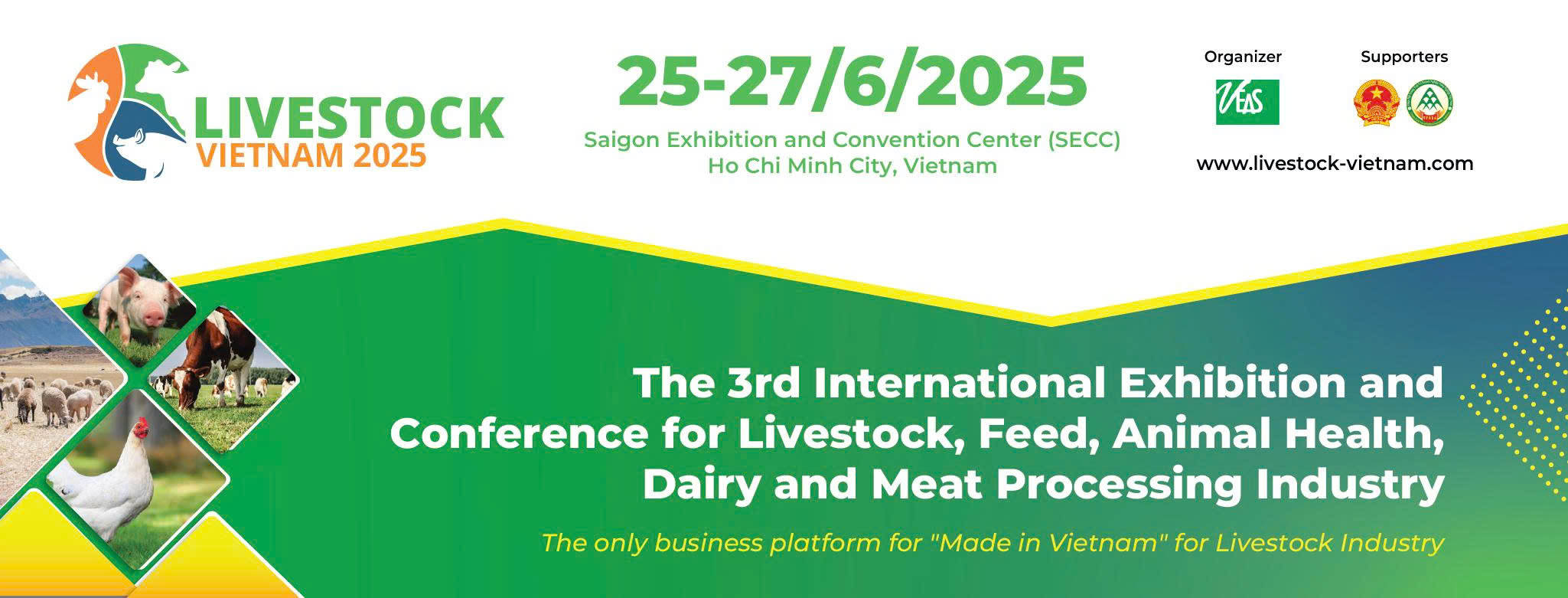 Livestock Vietnam 2025: Triển lãm Quốc tế về Chăn nuôi, Thức ăn Gia súc và Chế biến Thịt
