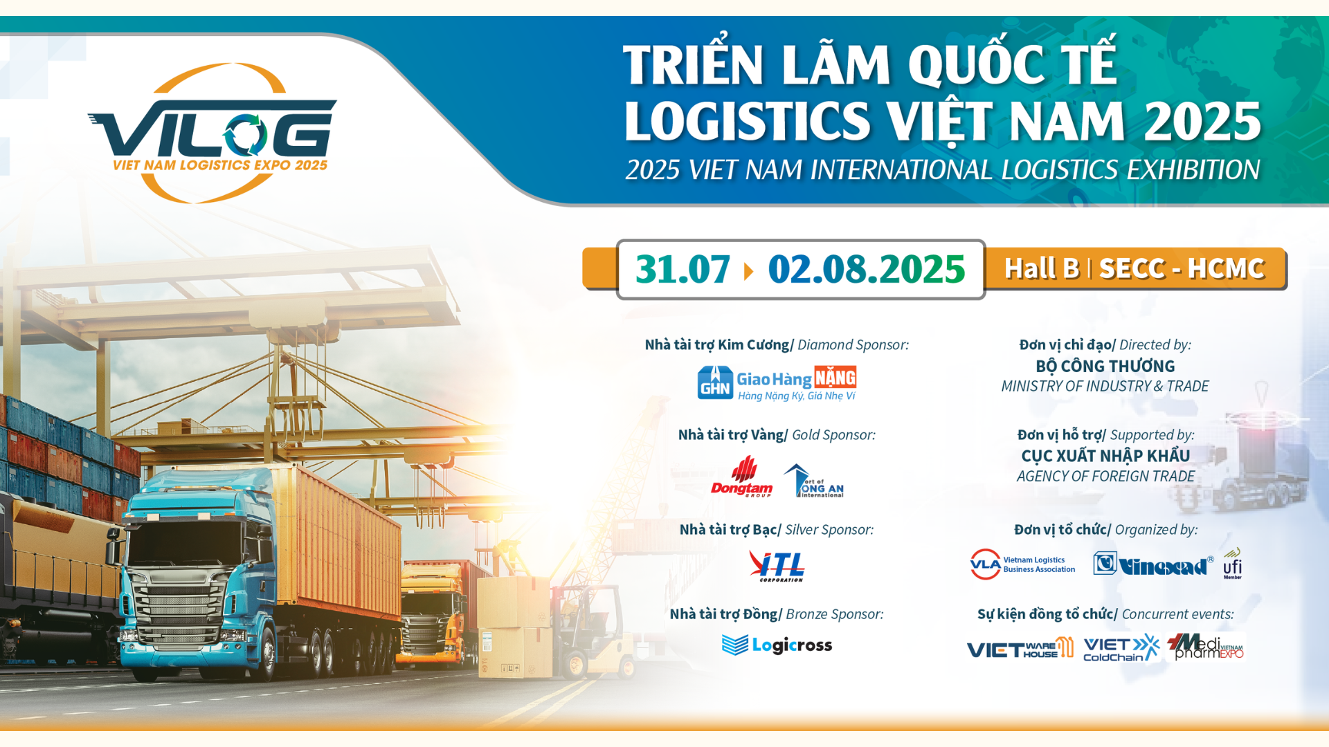 VILOG 2025 - Triển lãm Quốc tế Logistics Việt Nam (Vietnam International Logistics Exhibition)